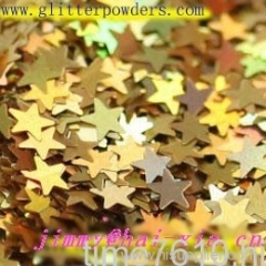 star shape glitetr flake