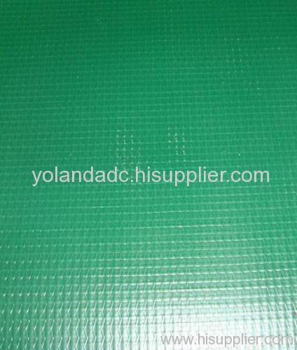 PVC tarpaulin with knitting fabric