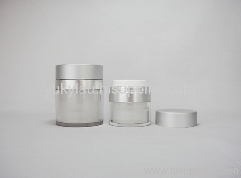 Acrylic cosmetic jar,face cream jar,cosmetic packaging,airless cream jar