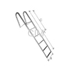 Folding Telescopic Ladder With Hand Rail