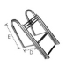 Folding Telescopic Ladder With Hand Rail