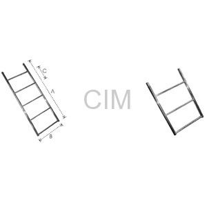 AISI316 swimming ladders extent