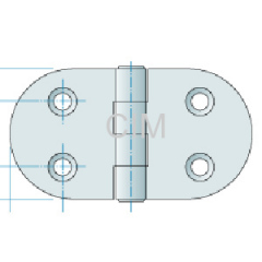 Stamped ss Hinge