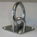 Eye Plate Diamond Base With Ring AISI304