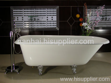 Durable clawfoot bath