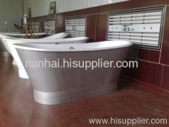 Stainless skirt bath