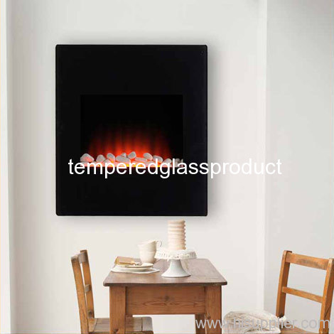 Electric Fireplace Glass Panel