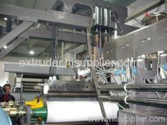 Twin screw extruder for PET film and sheet
