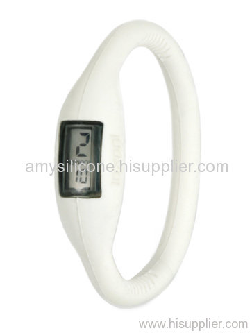 white silicone ion watch