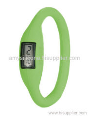 silicone sport quartz watch