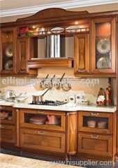 hard wood kitchen cabinet