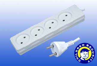 4 ways Netherlands socket