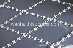 welded razor wire panel