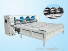 Rotary separately cutting creasing & slotting machine