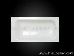 enamelled steel material built-in bathtub