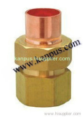 Brass Removable Female to Copper Connector (brass fitting)