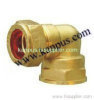 90 degree brass female & copper elbow (brass fitting)