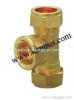 Brass female & coupling Tee (brass fitting)