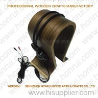 wooden headphone support