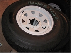 Rim and trailer tire