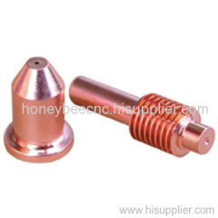 Plasma nozzle electrode shield cap Consumables