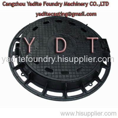 ductile iron casting round manhole cover sump cover