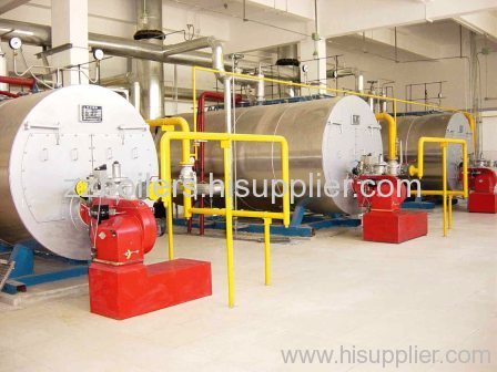 natural gas burning boiler