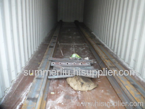 rail steel and fish plate