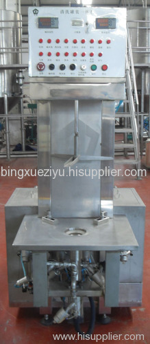 Beer keg washing filling unity machine