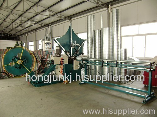 spiral duct forming machine