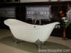 72'' double slipper cast iron bathtub