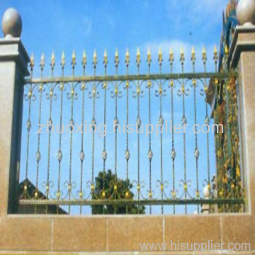 steel ornamental fence