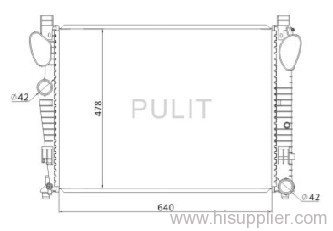 auto radiator for Mercedes benz