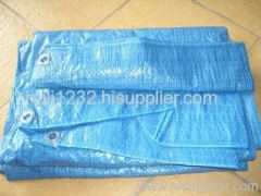light blue tarpaulin sheet
