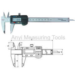 Carbide-tipped Digital Calipers