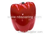 plastic red pepper shaped timer