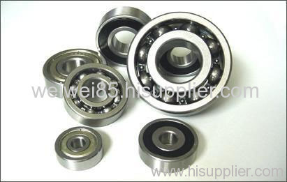 single row deep groove ball bearings