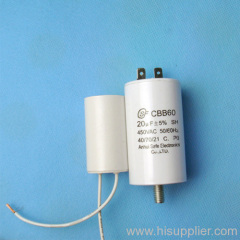 Running AC motor capacitors CBB60