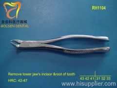 dental extraction pliers