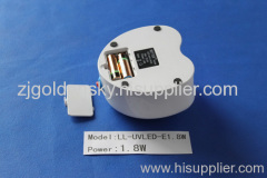 led uv lamp with battery