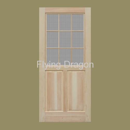 Wooden Screen Door