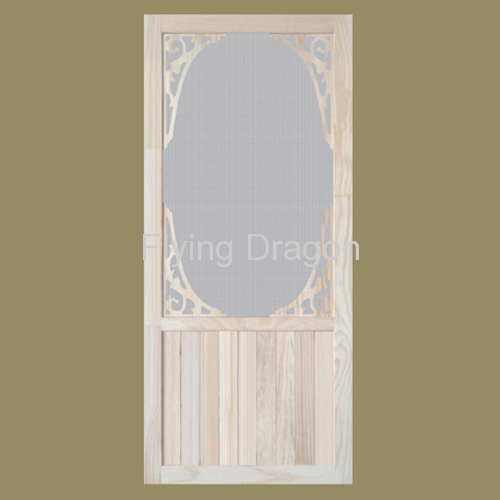 Wooden Screen Door