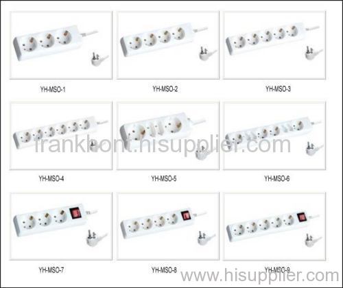 Socket outlets Multiple Socket Power Surge Protector extension socket power strip