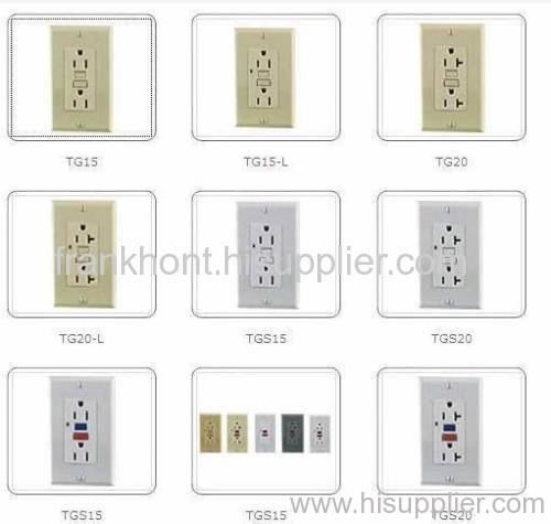 GFCI Duplex receptacle wall switch wall socket