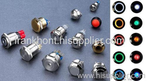 Vandal proof Switches Vandal resistant switch metal push button switch water proof switch