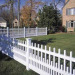 pvc picket fence