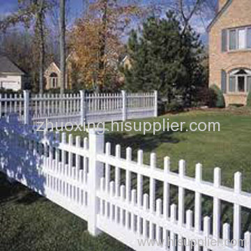 pvc picket fence