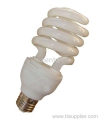 Half spiral energy saving lamp