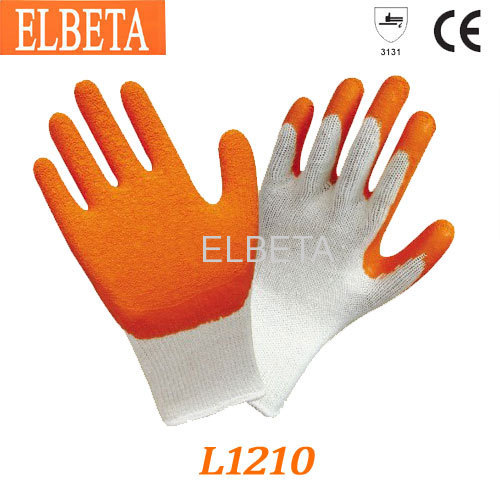 10 Gague Latex Coated Gloves