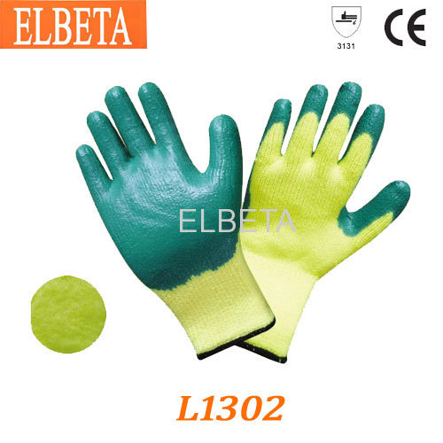 10 Gague Latex Coated Gloves